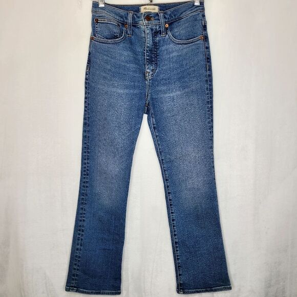 Madewell Cali Demi Boot High Waist Jeans Size 26 - Picture 1 of 9
